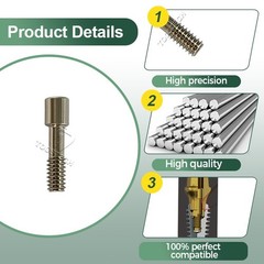 10pcs Titanium connection screw Ti abutment screw compatible with Adin RP