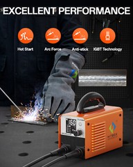 HITBOX Mini Welder 110V 160A MMA Stick Lift TIG IGBT Portable Welding Machine