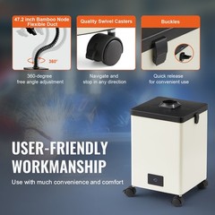 VEVOR 150W Laser Solder Fume Extractor Smoke Absorber 3-Stage Filters 332 m³/h