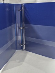 x12 Up & Up Durable Blue D-Ring Binders w/ Clear View Inside Pockers 1″ ▪︎ NEW