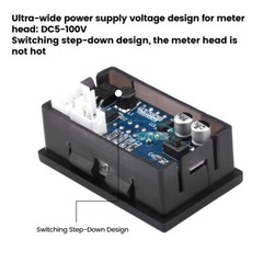 DC0-300V 50/100/200/400A Isolated Current Voltage Meter Hall Ammeter Voltmeter