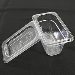 Clivia 6 Pack 1/9 Size Polycarbonate Food Pans 4″ Deep GN Pans without Lid Cover