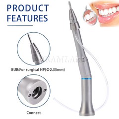 Dental 20 Degree Straight 1:1 Direct Drive Surgical Operation Contra Angle Qa