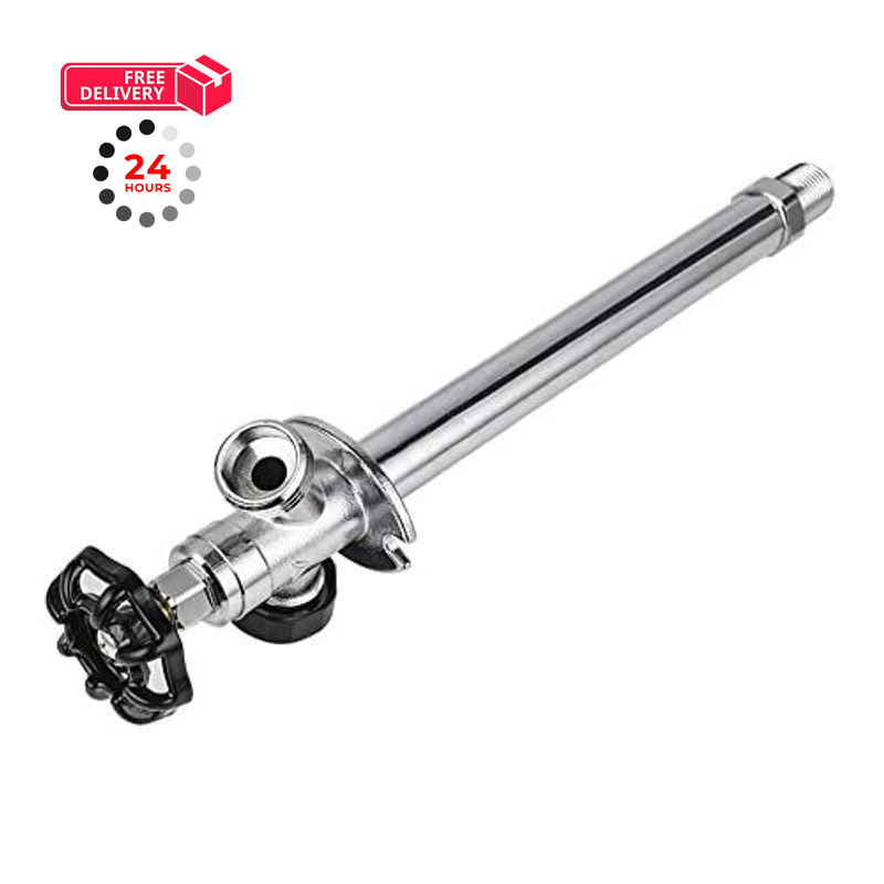 EFIELD 10-inch Anti-Siphon Frost Free Sillcock 1/2″ 10 Inch Length, Chrome