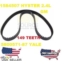 1584507 HYSTER H60 S40 FT TIMING BELT 2.4L GM 5800571-87 YALE CD006