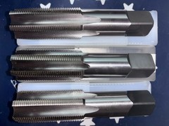 3pc SET Nachi 1-1/2-12 NF G H4 Tap 1-1/2” 12tpi Taper Plug Bottoming 1 of Each