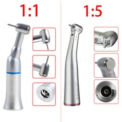 NSK type Dental 1:1 No-LED /1:5 LED Increasing Contra Angle Handpiece FG Bur st