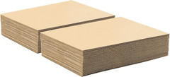 Golden State Art, 50 Pack 5X7 Corrugated Cardboard Sheets Cardboard Inserts Flat