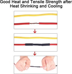 Marine Grade 1-1/4 Inch Waterproof Heat Shrink Tubing – 3:1 Shrink Ratio Black