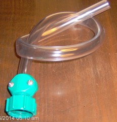 1/2″ CLEAR drain hose Dehumidifier DISCHARGE TUBE w End Connector BY THE FOOT