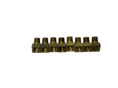 (8) NOS Parker 1/8” MNPT x 1/8” FNPT 45° Brass Street Elbow 2214P-2-2