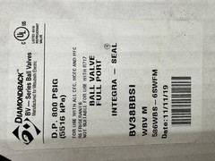 Diamondback BV-BB Series BV38BBSI Ball Valve 3/8″ OD with Insulation Sleeve