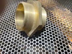 1-1/2″ MNPT to 1-1/2″ MNPT Brass Adapter