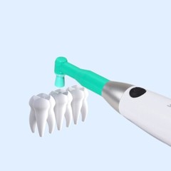 100 pcs / bag Disposable Dental Prophy right Angle Soft Cup Latex Free green USA