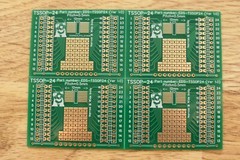 4pcs TSSOP 0.5mm VSOP VSSOP STRIPBOARD Adaptor PCB Breakout MSOP QSOP MSSOP TSOP