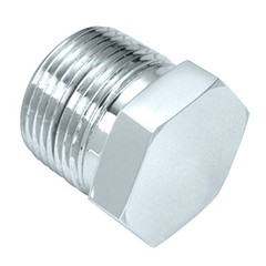 Hex End Plug 3/8″ NPT Male, Stainless Steel 304 Hex Head, Pack of 1