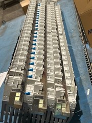 Lot of 28: 30 Amp Circuit Breakers on .79″ Bus Bar + Wöhner EQUES Easy Connector