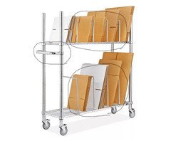 Uline H-2080 H-2081 Wire Carton Stand Dividers & Handle Kit, H-2080HANDLE