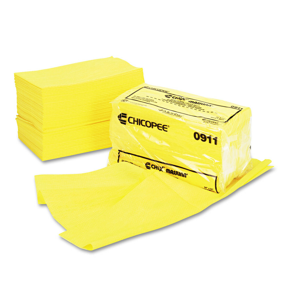 Chix 0911 24″ x 24″ Masslinn Dust Cloths – Yellow (50/Bag 2 Bags/CT) New