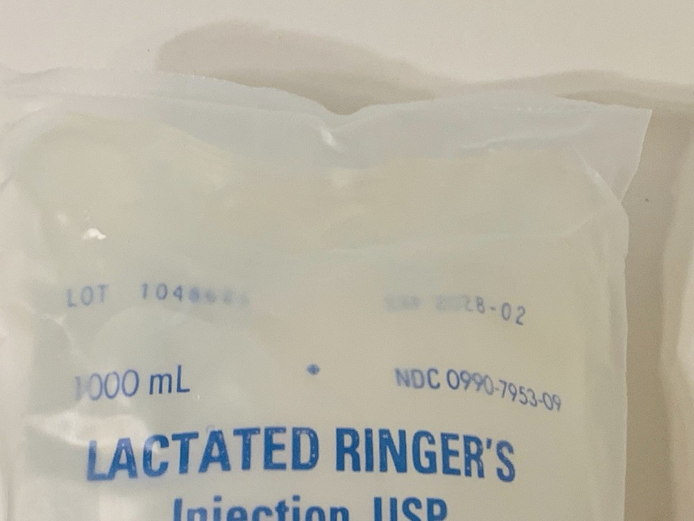 2 X Lactated Ringers USP 1L /1000mL 2028/02