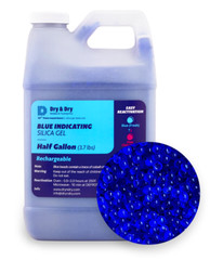 1/2 Gallon Jug Replacement Desiccant Blue Indicating Silica Gel Bead (3.7 LBS)