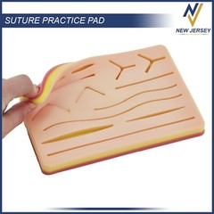 New Medical Skin Suture Practice Silicone Pad Wound Simulated For Training Kit