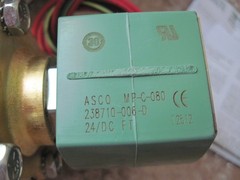 Asco 8210G094 Solenoid Valve, 1/2″ NPT, 24 VDC Coil, 40 PSI, New Open Box