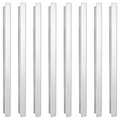 8 Pack 12 Inch Stainless Steel Adapter Bar, Steam Table Long Divider Metal Fo…