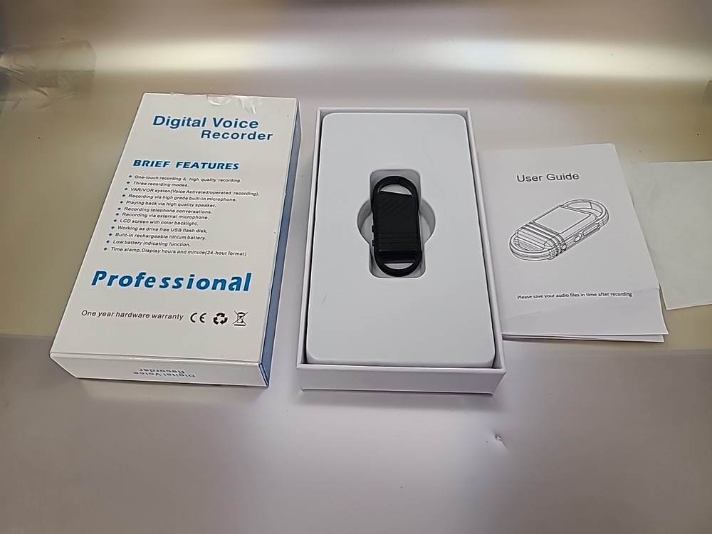 64GB Digital Voice Recorder – Xelarvex Voice Activated Recorder AI-Intelligent