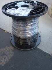 SOUTHWIRE 20493301 Building Wire, 6AWG, THHN, Str,Blk,500ft