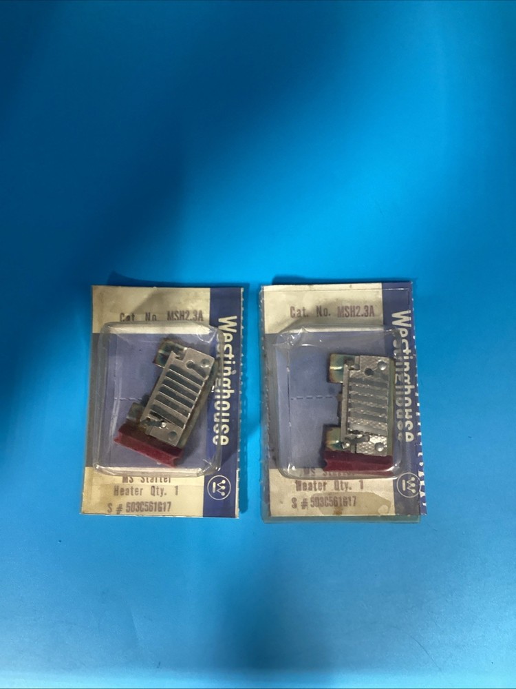 Lot Of 2 Westinghouse MSH2.3A MS starter heater S#503C561G17 NIB Ships FREE