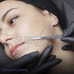 5 pcs Dermaplaning Scalpel Blade Number 10 with Disposable BP Plastic Handle