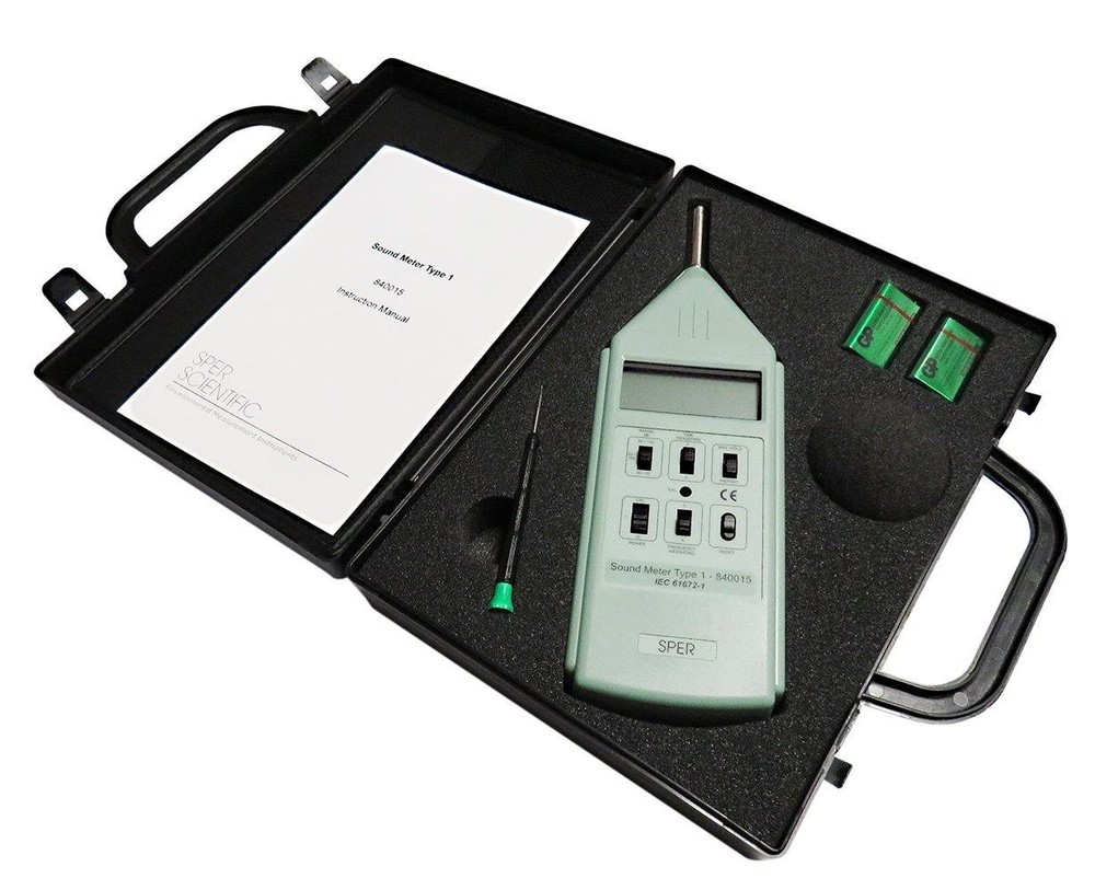 Sper Scientific 840015 Type 1 Sound Meter meets IEC61672 & ANSI S1.4, ±0.7dB new