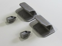 John Deere Quick Attach Weld Bracket 120R 200 300 400 500 Loader Hooks & Pins