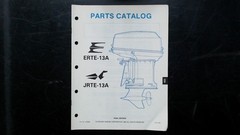 OMC ERTE-13A JRTE-13A Parts Catalog Manual 432890 1989 Outboard