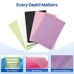 500pcs/case JMU Disposable Dental Bibs 3 Ply Medical Tattoo Towels Bibs 13″X18″