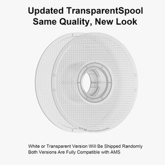 Original Reusable Split Spool for Bambu Lab AMS – Gray-White or Transparent, Com