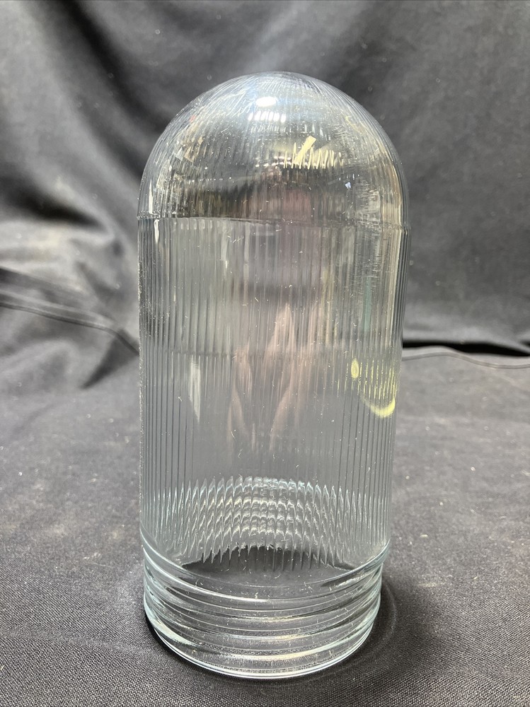 Replacement 6-1/2″ x 3-1/4″ diameter Threaded Clear Glass Explosion Proof Globe