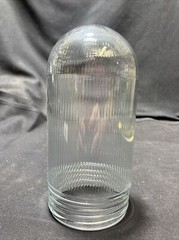 Replacement 6-1/2″ x 3-1/4″ diameter Threaded Clear Glass Explosion Proof Globe