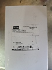 Hubbell HBLSS84X 2 Outlet Opening Silver Stainless Steel Weatherproof Wall Plate