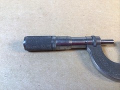 Vintage The L.S. Starrett Co. No. 230-F Micrometer 0-1” / Turns Smoothly