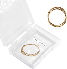 14K Gold Solder Wire 6.3″ Easy Flow Low Melt 1325�F for Jewelry Repair & Making