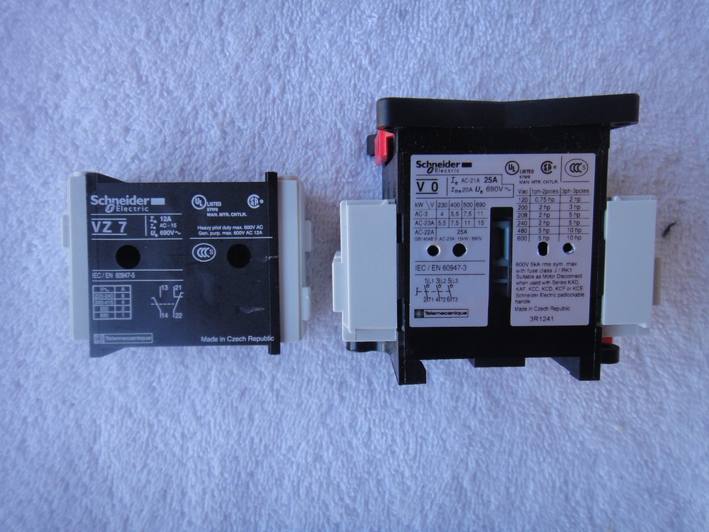 Schneider Electric 3 P Isol Load Break Switch 25A V0 IEC/EN60947-3 w/12A VZ7