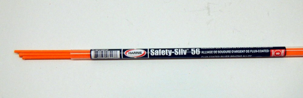56F318MPOP Harris Safety-Silv 56% Silver Solder Brazing Alloy 3 Stix Flux Coated