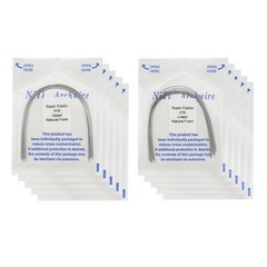 100pcs Dental Orthodontic Niti Arch Wire Natural Form Arches Round Rectangular