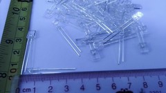 50pcs 2x5x7mm Blue Light Water Clear Square Rectangle LED Light Lamp