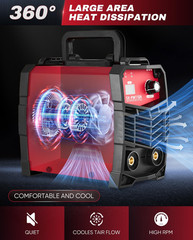Mini Stick Welder, 110V Portable Welding Machine, 20-130A Arc Welder with Smart