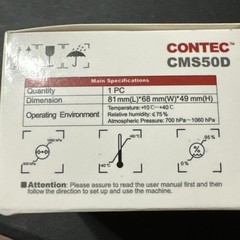 Original CONTEC CMS50D Fingertip Pulse Oximeter SpO2 Pulse Rate New In Box