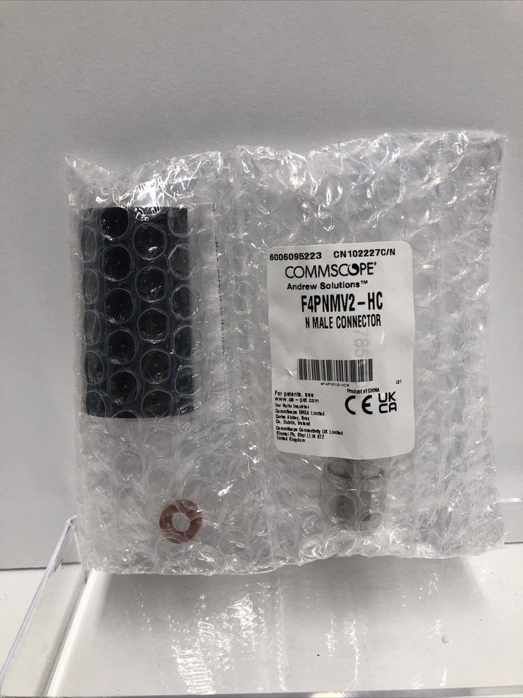 Commscope F4PNMV2-HC Type N Male Connector 1/2″ for FSJ4-50B Cable / New!