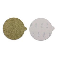 50 Pack – 6″ Inch 40 Grit Gold Peel and Stick Adhesive Backed PSA Sanding Discs